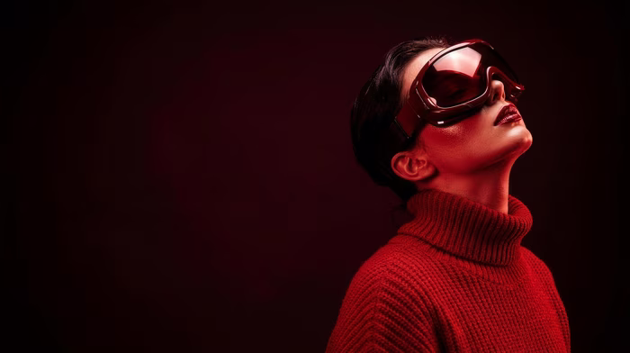 Crimson Goggles, a signature image
