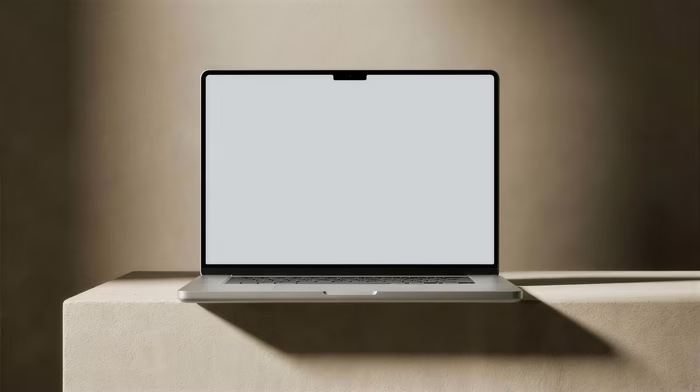 Laptop Plinth, a mockup image