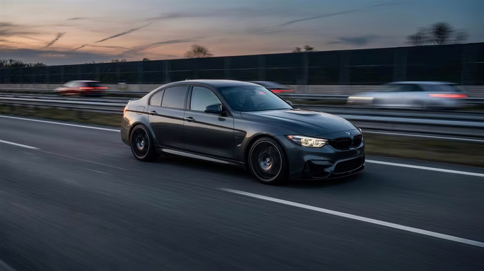 Night Highway Car, a automotive image