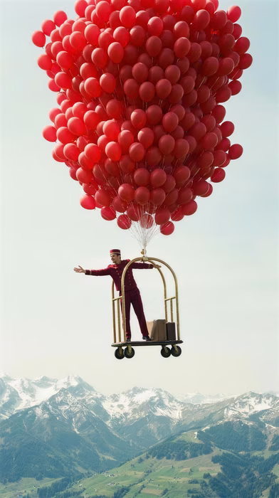 Red Balloon Lift, a campaign image