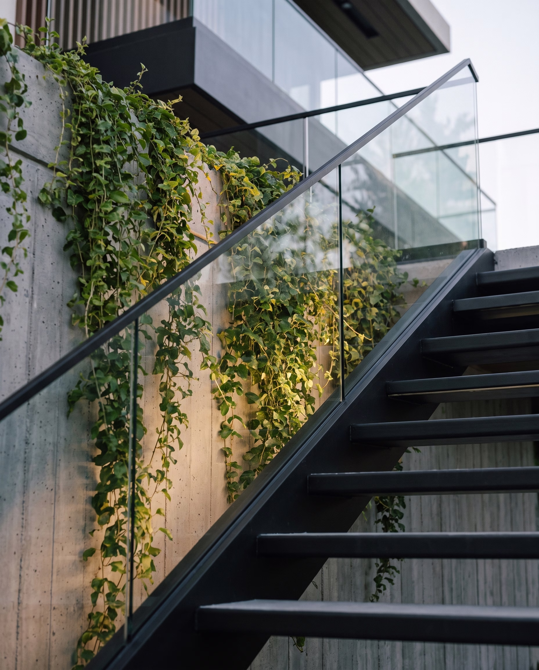 Stair Greenery, a architecture image in 9:16 format