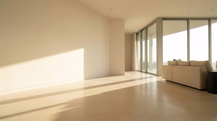 Sunlit Room, a free interior image in 16:9 format