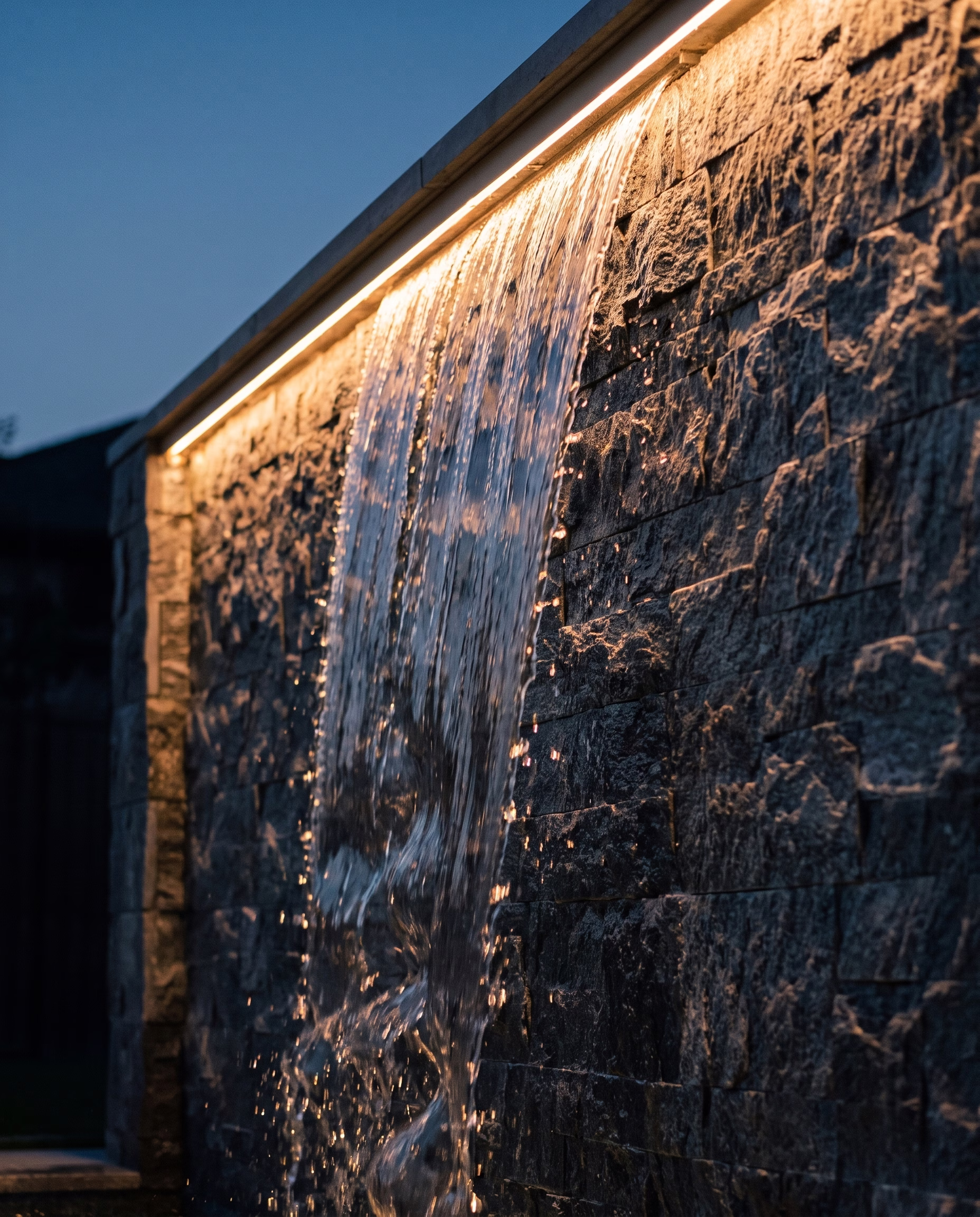 Water Wall, a texture image in 9:16 format